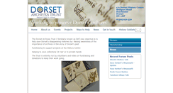 Desktop Screenshot of dorsetarchivestrust.org